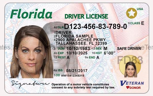 Florida Driver License Template PSD Fake FL ID Card 2023 Florida Driver License Template PSD Fake FL ID Card 2023