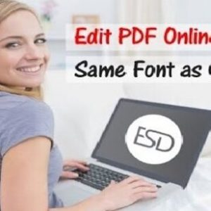 Edit PDF Online with Same Font as Original Edit PDF Online with Same Font as Original