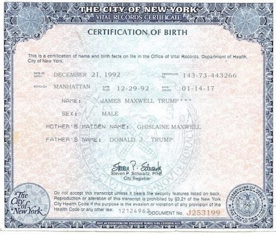 Birth Certificate Fake Template Birth Certificate Fake Template