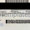 Texas Driver License Template